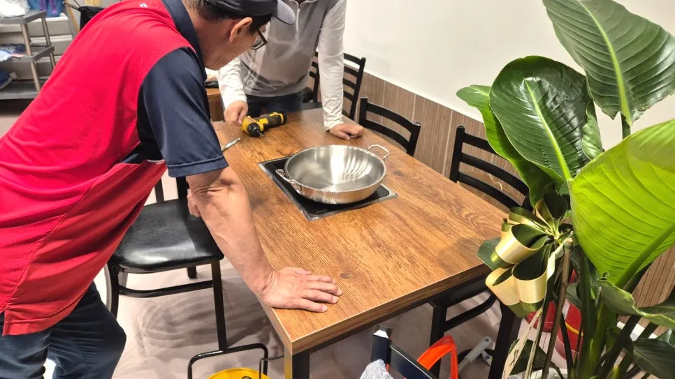 바담바지락칼국수 설치 사진 17